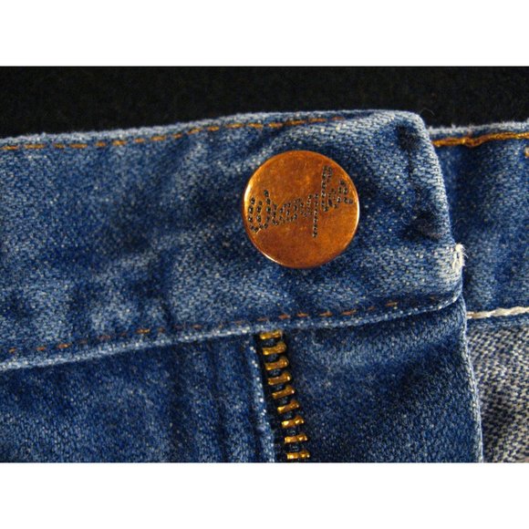 Wrangler Vintage CUTOFF JEANS SHORTS Cut Off W 32 MEASURED Hot Pant High Waisted - Picture 5 of 8